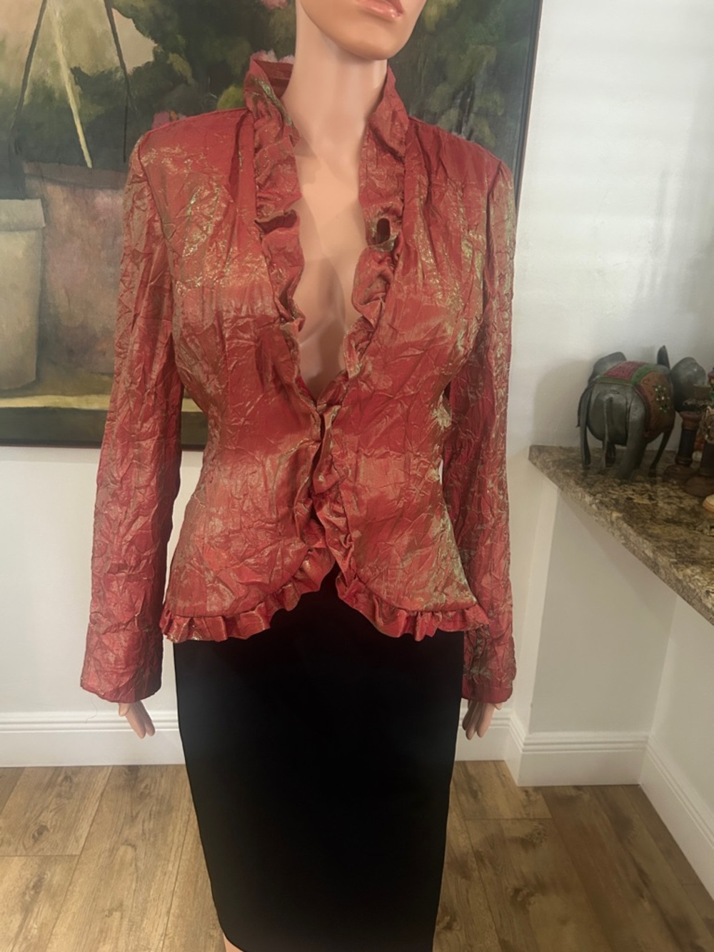 Joseph Ribkoff vintage iridescent jacket